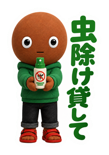 虫除け貸して