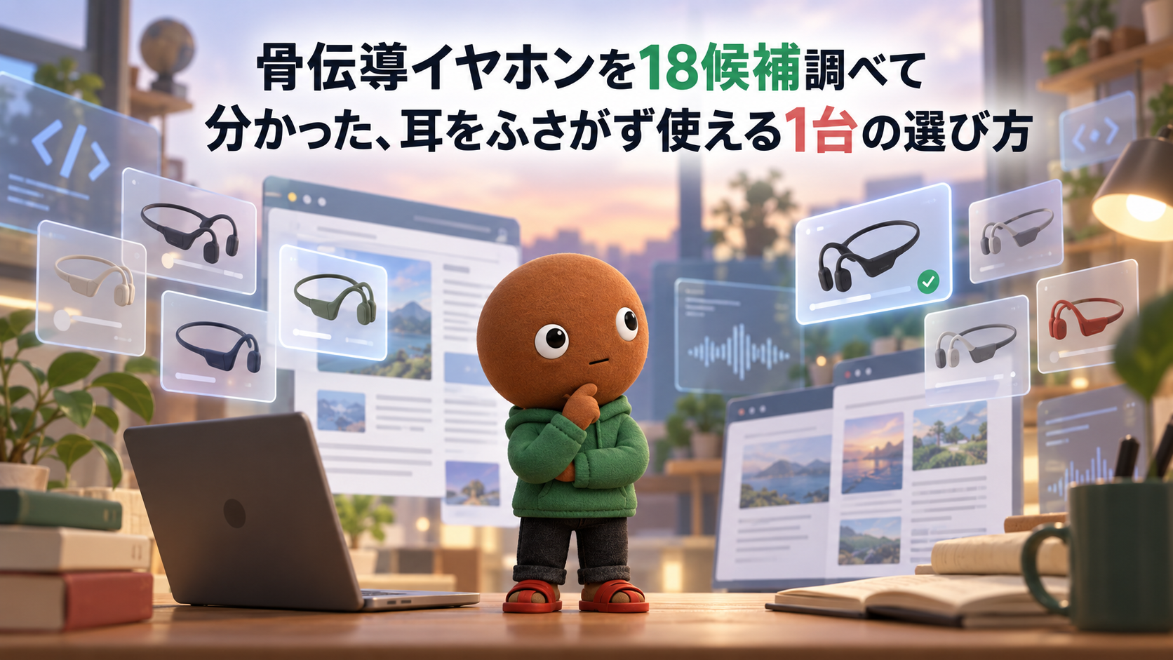 骨伝導イヤホン