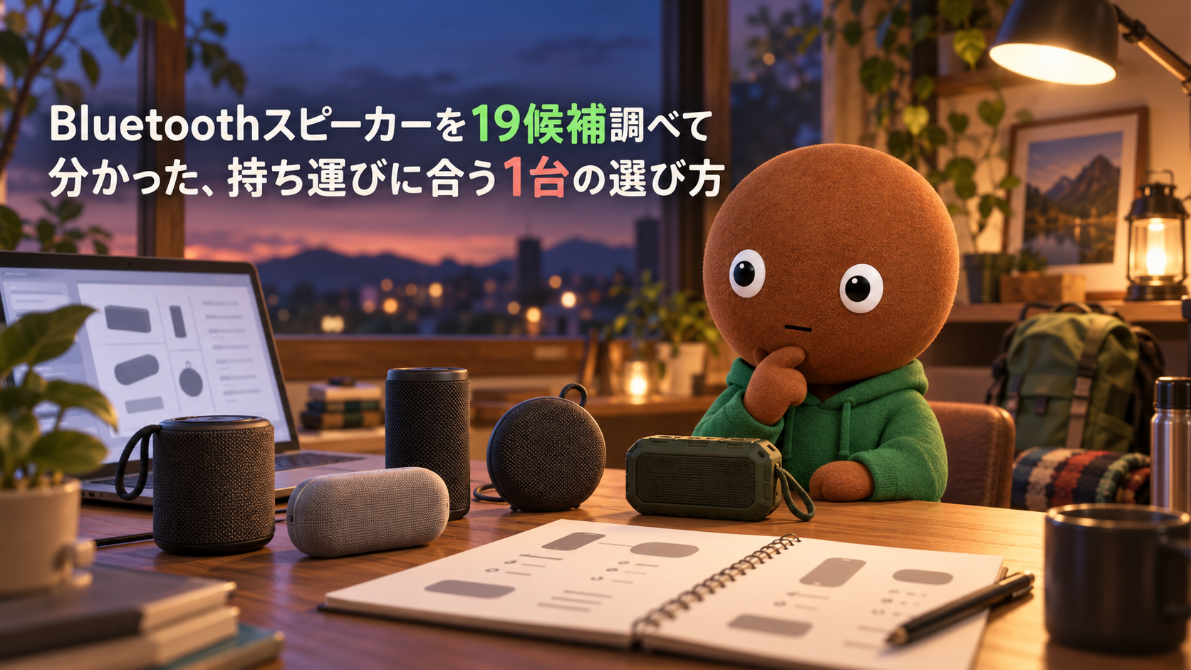 Bluetoothスピーカーを19候補調べて分かった、持ち運びに合う1台の選び方